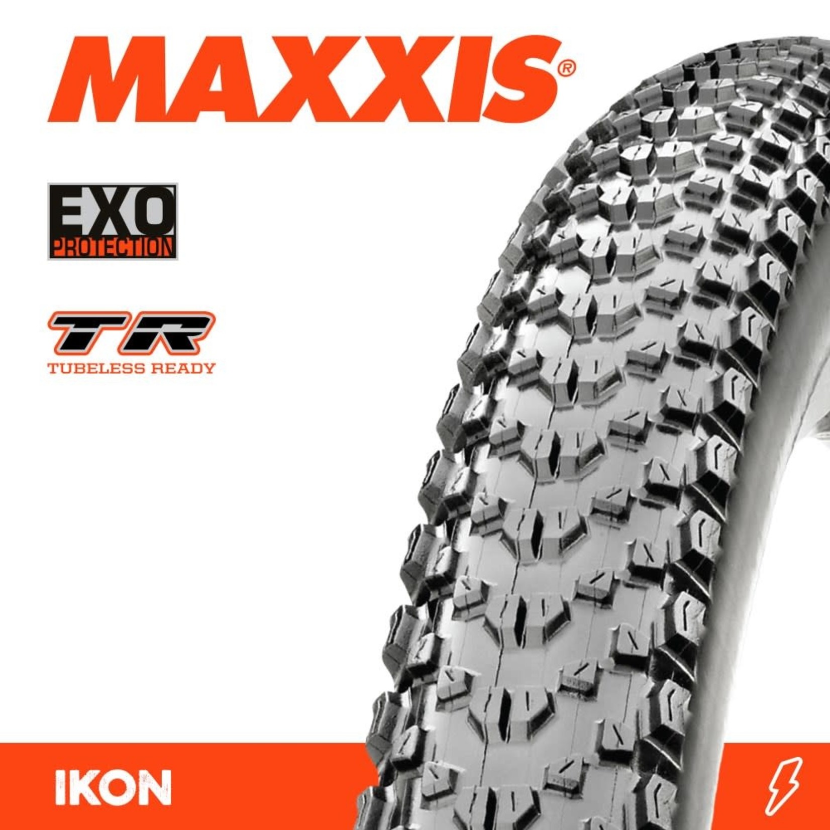 Maxxis Maxxis Ikon Bike Tyre - 27.5 X 2.20 - EXO TR - Folding - 60TPI - Pair