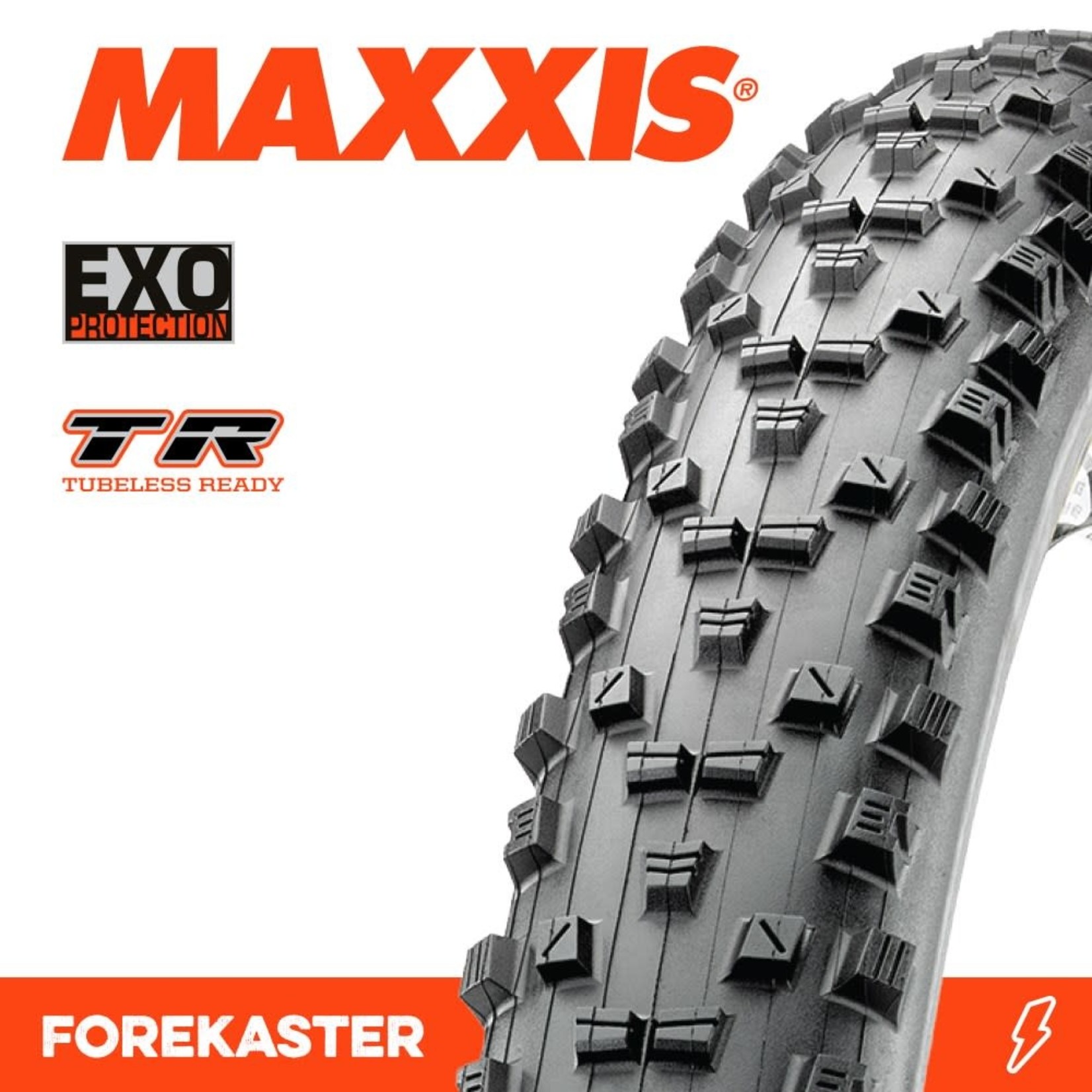 Maxxis Maxxis Forekaster Bike Tyre - 27.5 X 2.35 - EXO TR Folding 120TPI - Pair