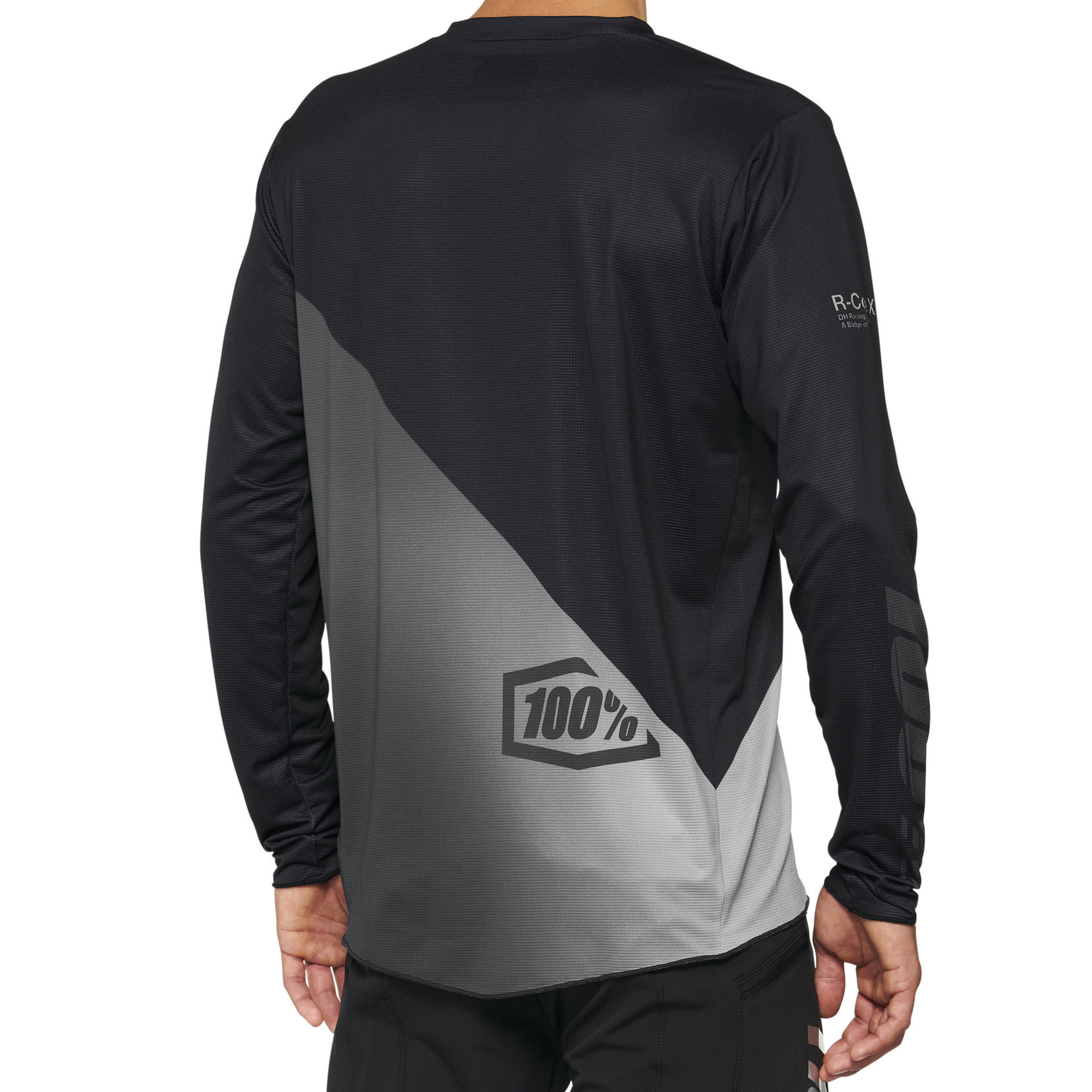 100 Percent 100% R-Core X Downhill/Enduro Jersey  100% Polyester - Black/Grey