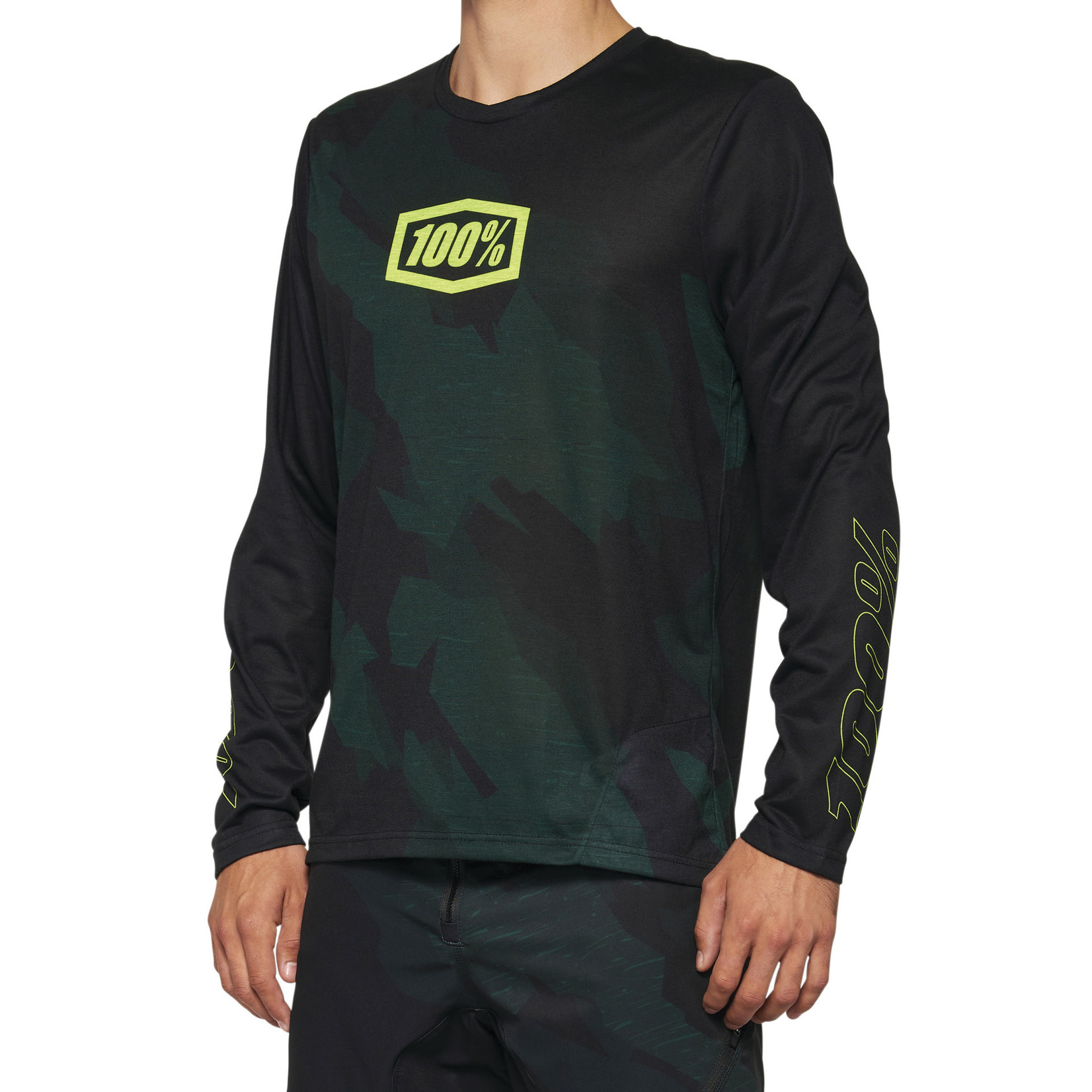 100 Percent 100% Airmatic LE Long Sleeve Jersey - Black Camo