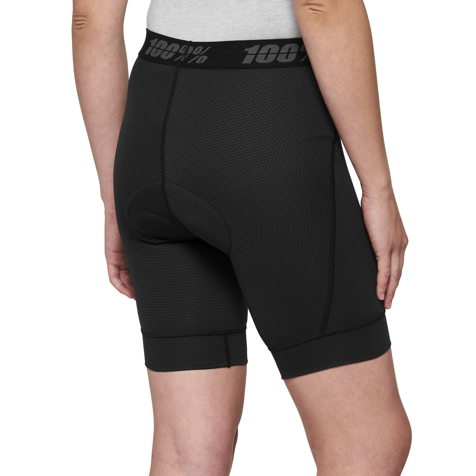 100 Percent 100% Ridecamp Women's Shorts W/Liner - Black