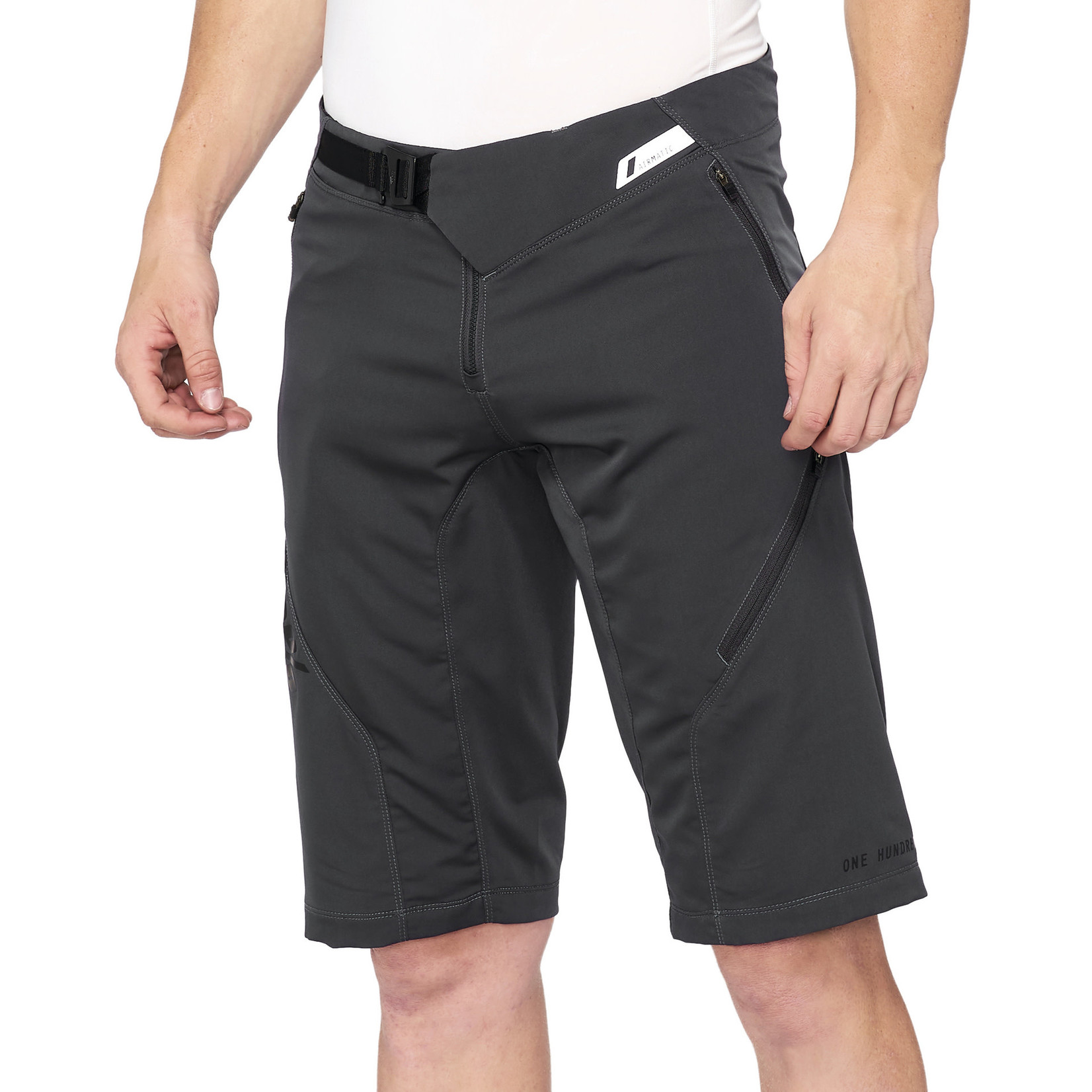 100 Percent 100% Airmatic Bike Shorts - Charcoal