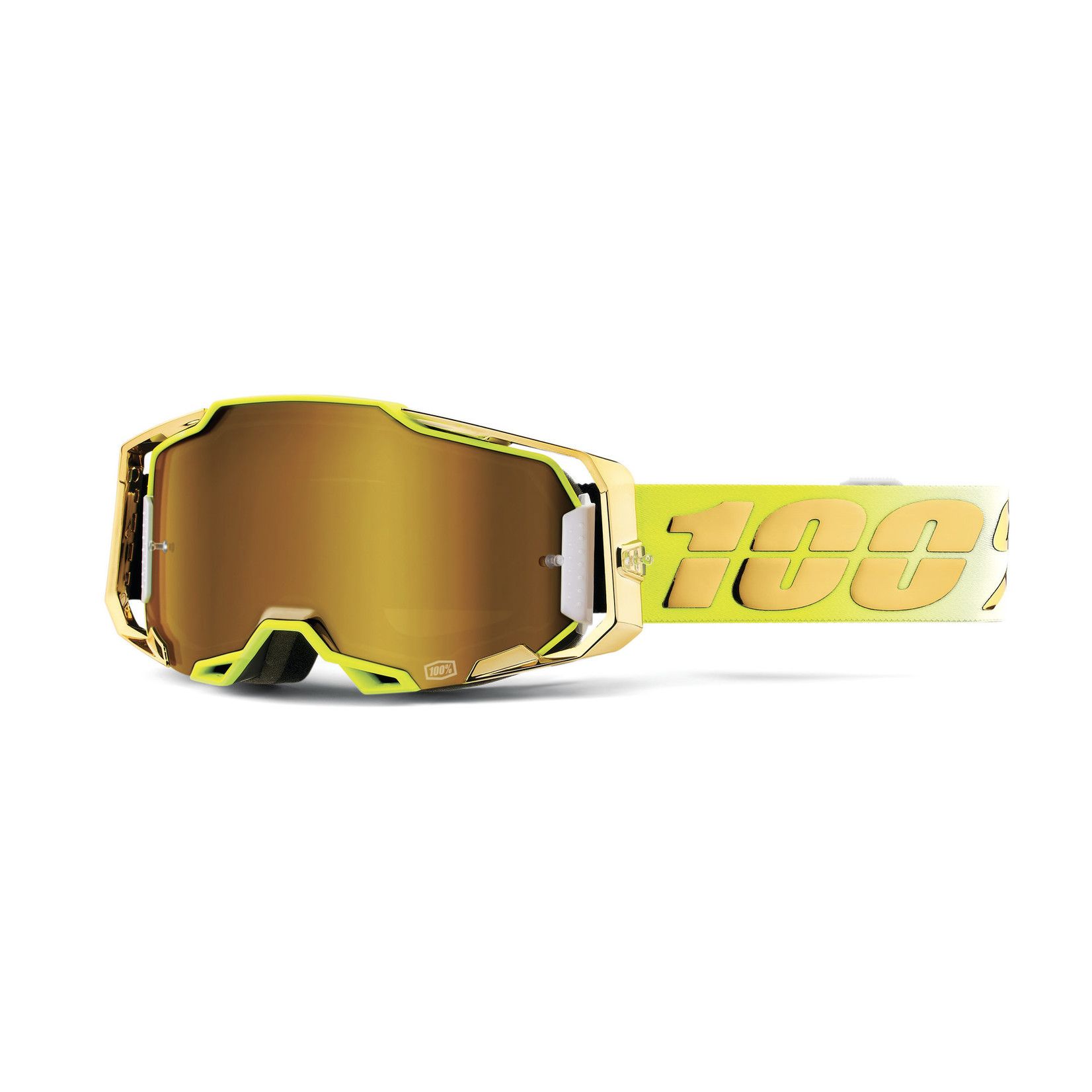 100 Percent 100% Armega Bike/Cycling Goggle - Feelgood - True Gold Mirror
