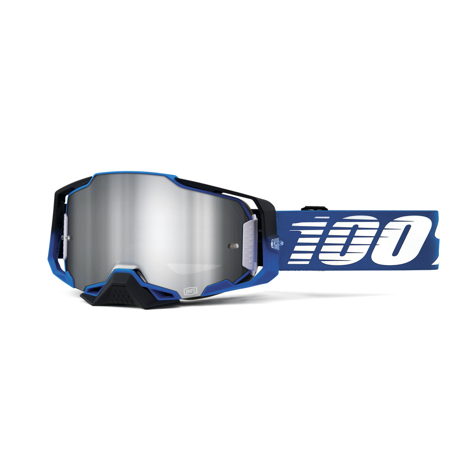 100 Percent 100% Armega Bike/Cycling Goggle - Rockchuck - Mirror Silver Flash