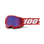100 Percent 100% Accuri 2 Youth Bike/Cycling Goggle - Neon/Red - Mirror Red/Blue