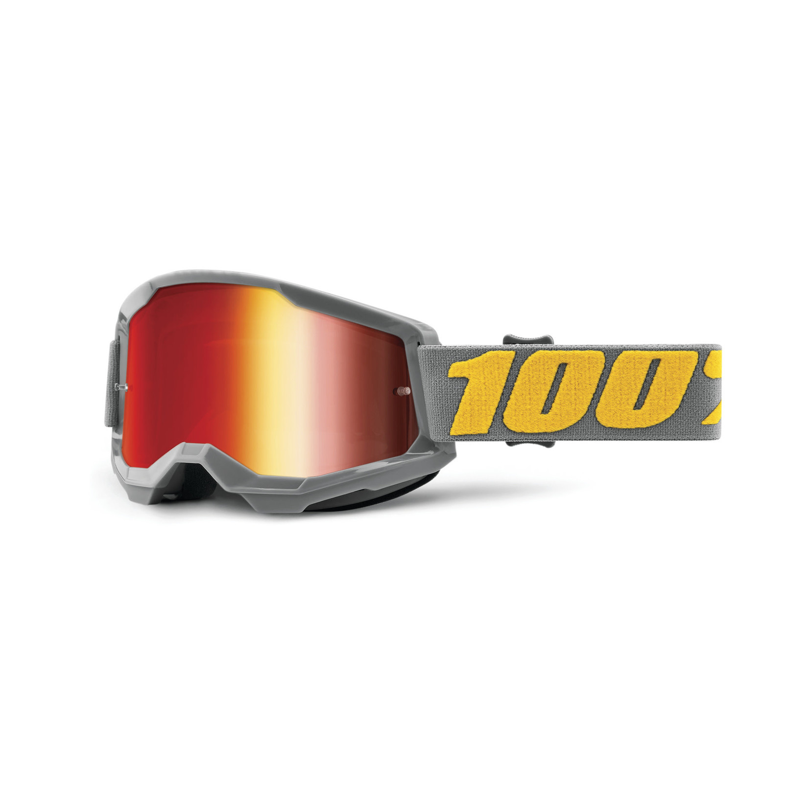 100 Percent 100% Strata 2 Bike/Cycling Goggle - Izipizi - Mirror Red Polycarbonate Lens