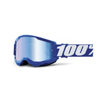 100 Percent 100% Strata 2 Bike/Cycling Goggle - Blue - Mirror Blue Polycarbonate Lens