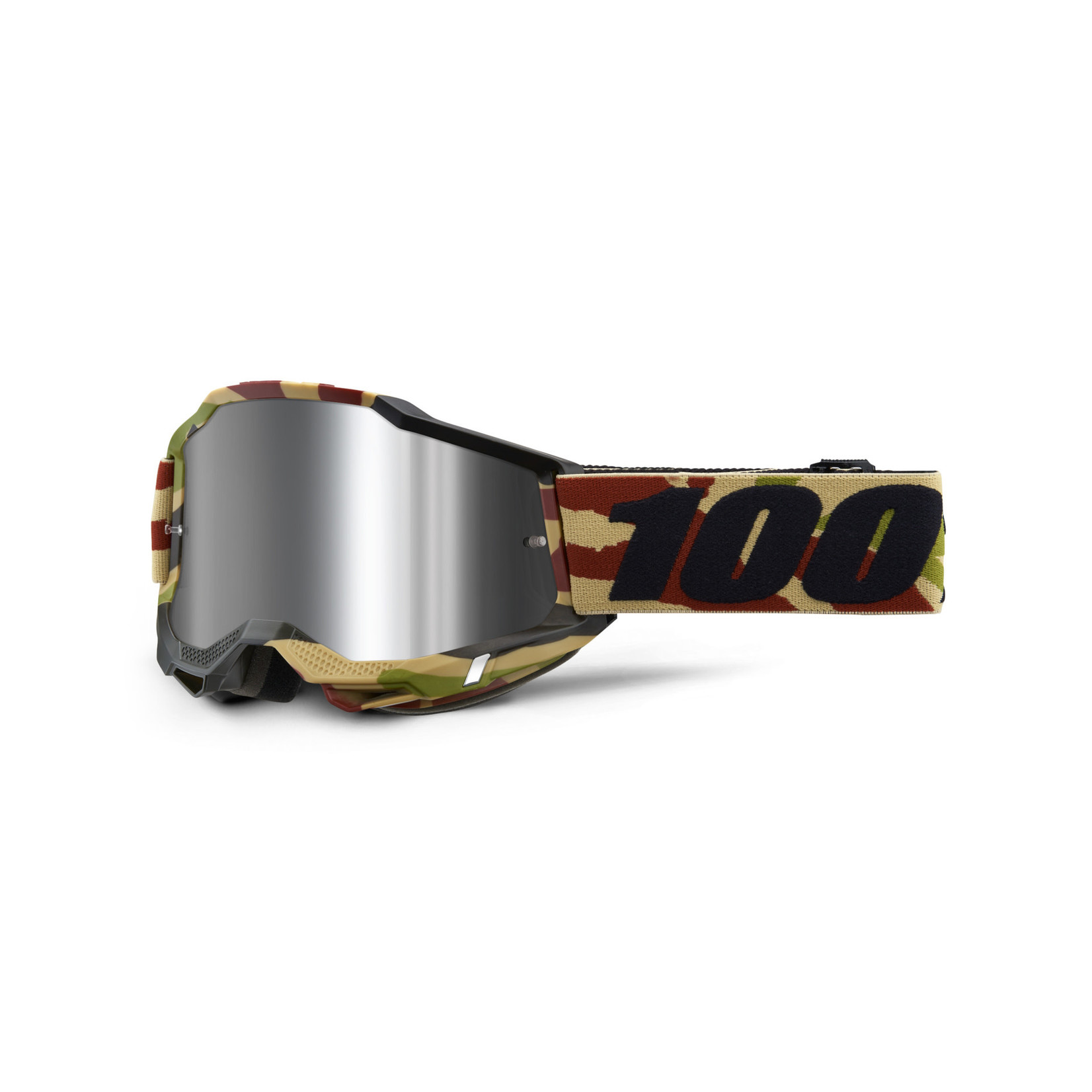 100 Percent 100% Accuri 2 Bike/Cycling Goggle - Mission - Mirror Silver Flash