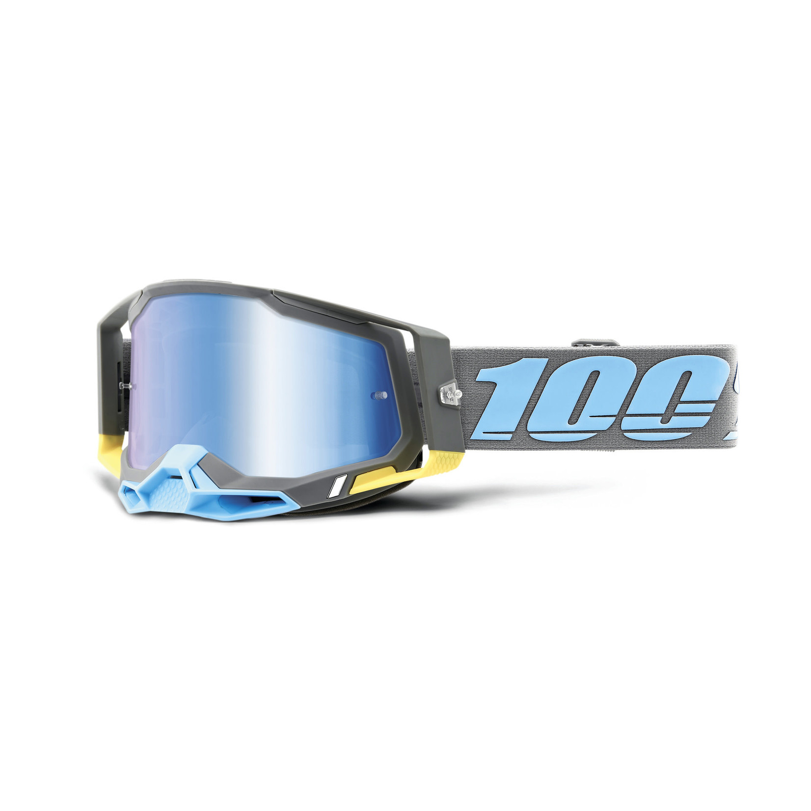 100 Percent 100% Racecraft 2 Bike/Cycling Goggle - Trinidad - Mirror Blue