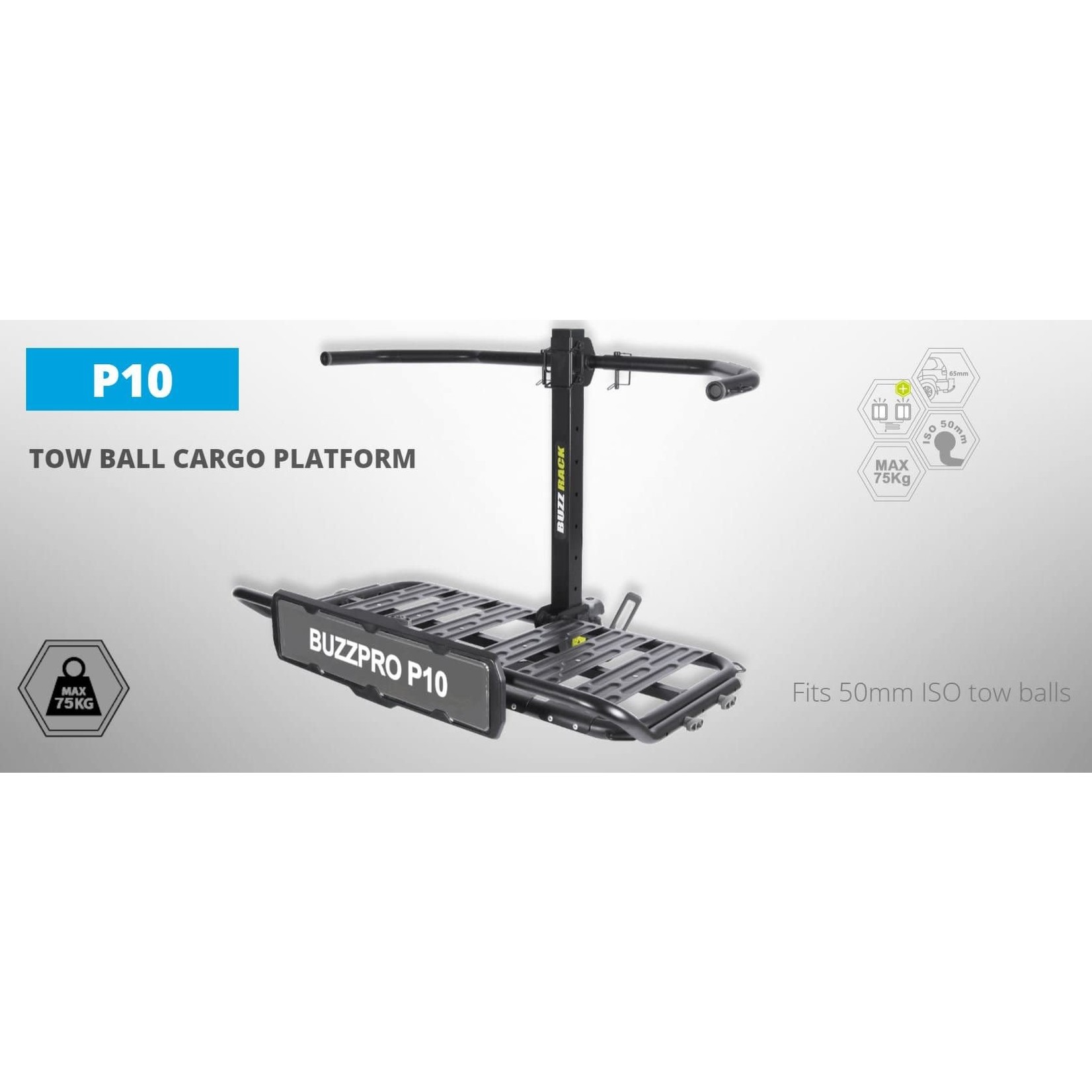 BuzzRack Buzz Rack Buzzpro P10 Multi-Purpose Platform Towball Mount Rack