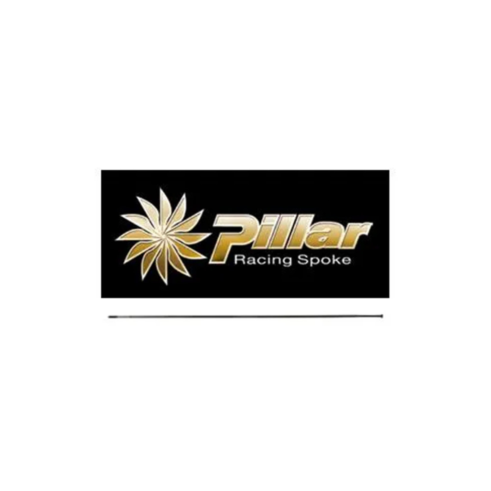 Pillar Pillar Straight Pull Aero Racing Spokes - 278mm - 14G (2mm) - Silver