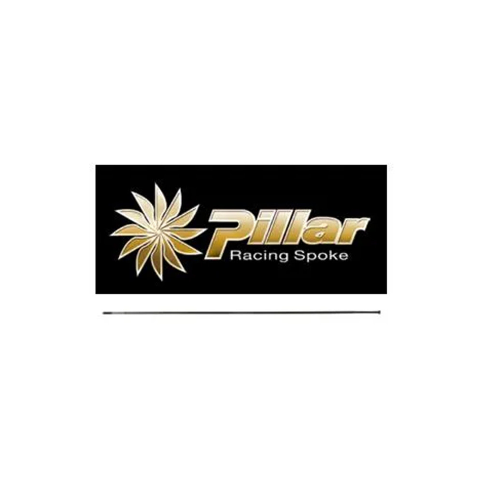 Pillar Pillar Straight Pull Aero Racing Spokes - 282mm - 14G (2mm) - Silver