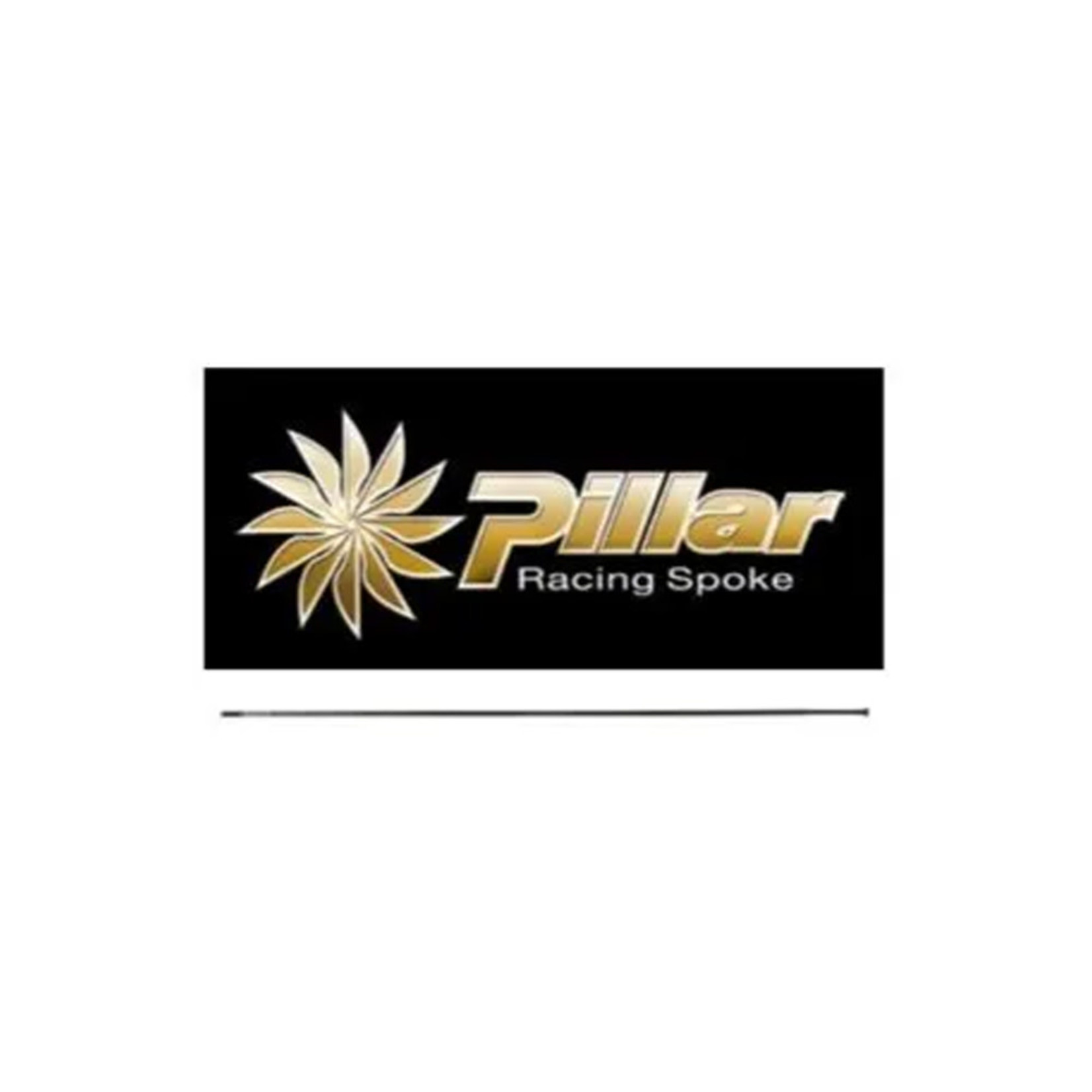 Pillar Pillar Straight Pull Aero Racing Spokes - 296mm - 14G (2mm) - Black