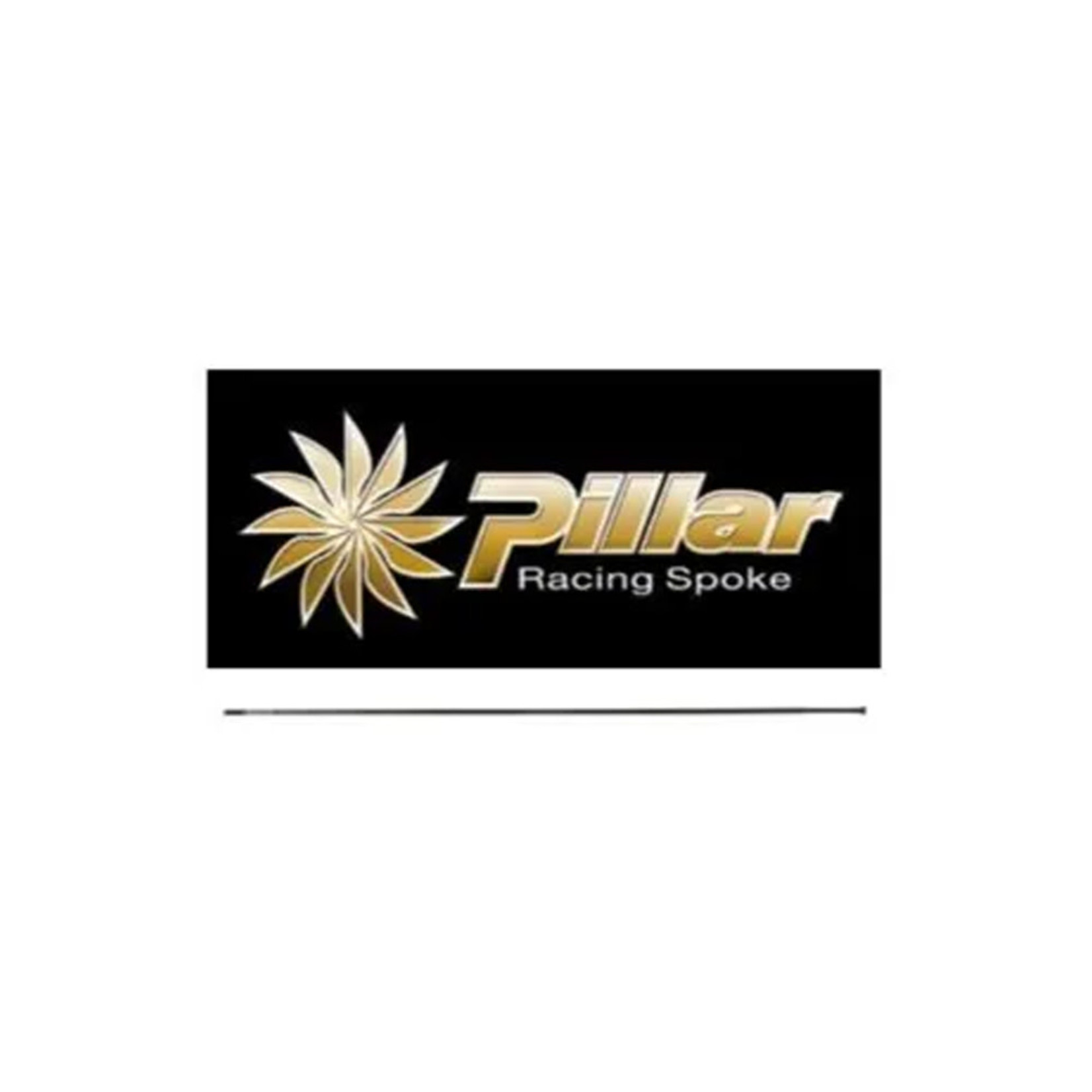 Pillar Pillar Straight Pull Aero Racing Spokes - 300mm - 14G (2mm) - Black