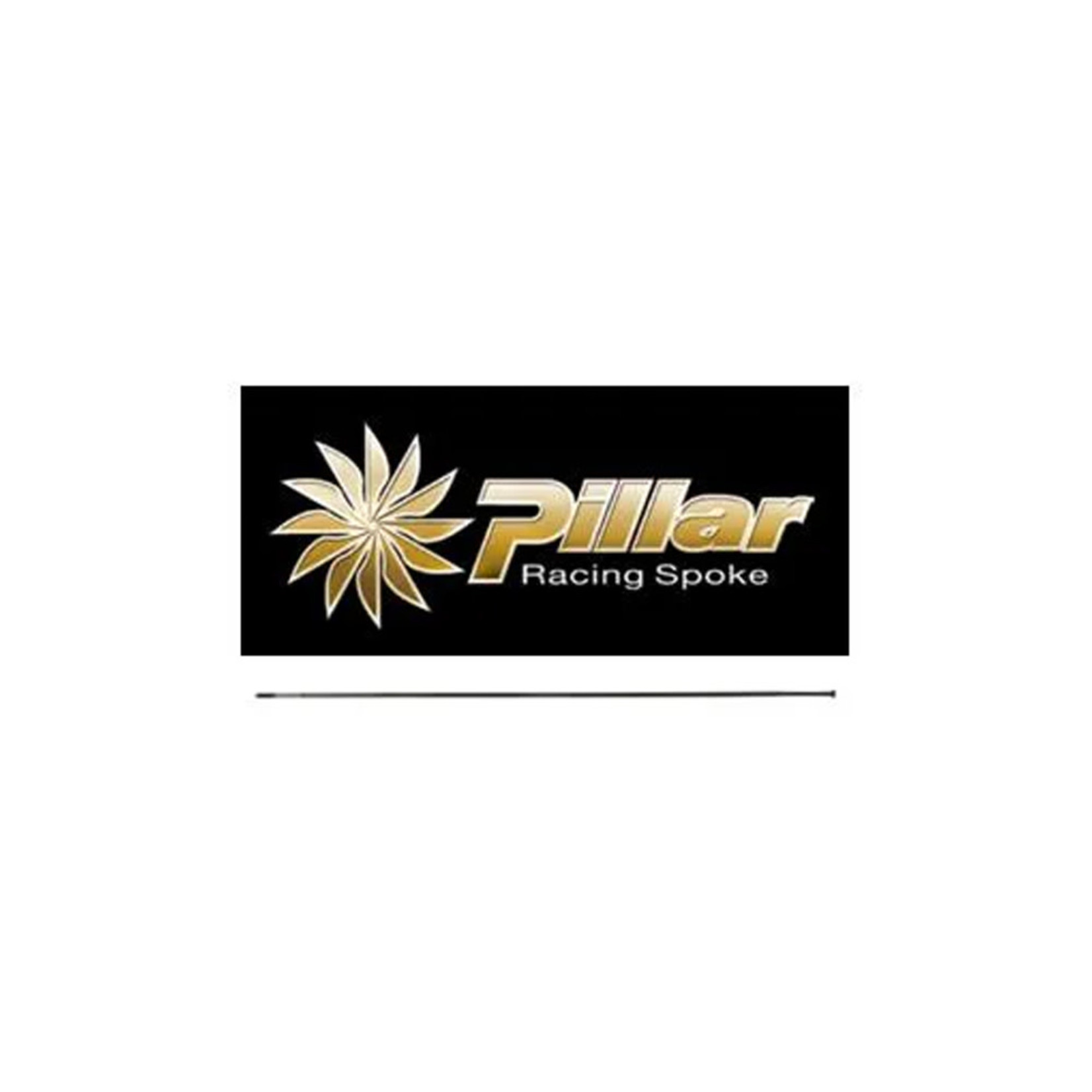 Pillar Pillar Straight Pull Aero Racing Spokes - 250mm - 14G (2mm) - Silver