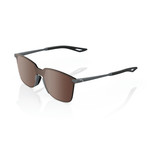 100 Percent 100% Legere Square Bike Eyewear - Soft Tact Cool Gray - Hiper Crimson Silver