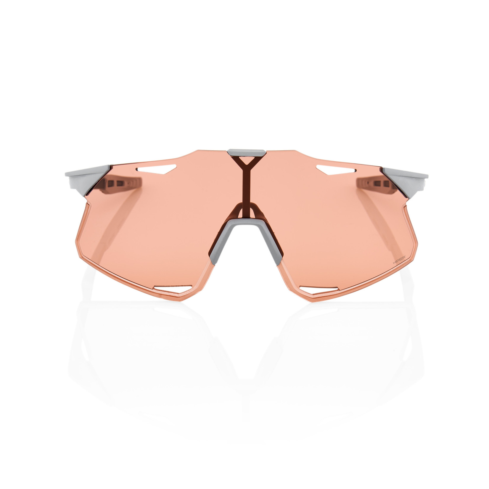 100 Percent 100% Hypercraft Bike Eyewear - Matte Stone Grey - Hiper Coral
