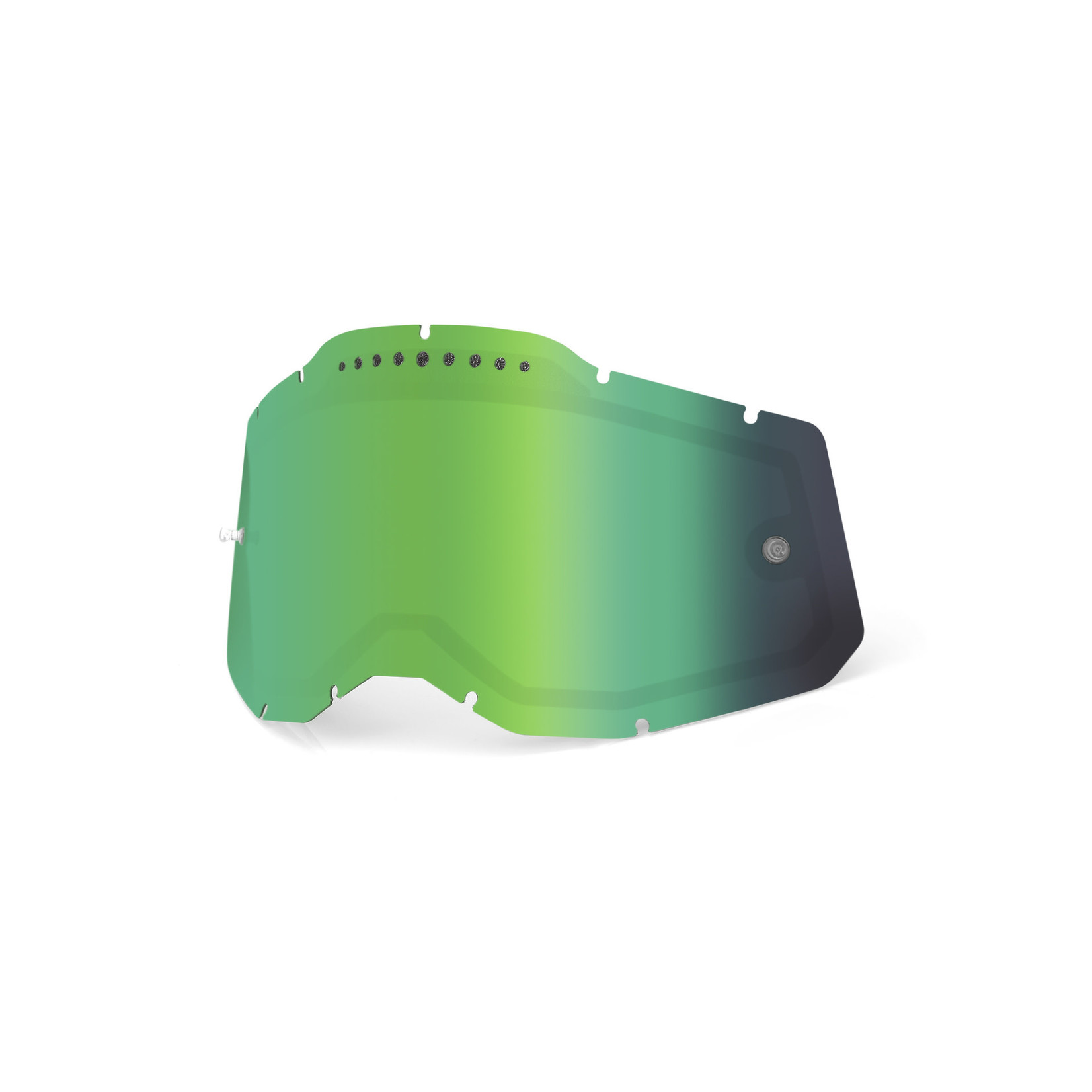 100 Percent 100% RC2/AC2/ST2 Bike/Cycling Goggle Replacement Lens - V Dual Mirror Green