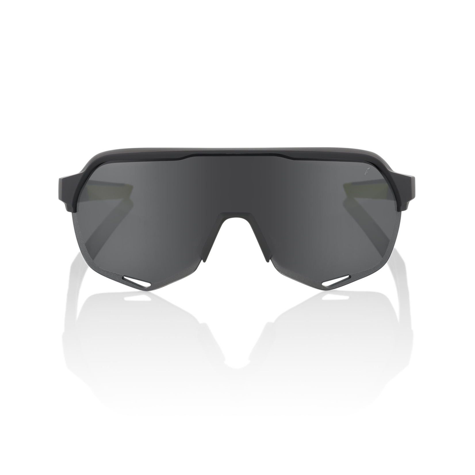 100 Percent 100% S2 Bike Sunglasses Soft Tact Cool Grey - Smoke Includes Spare Clear Lens