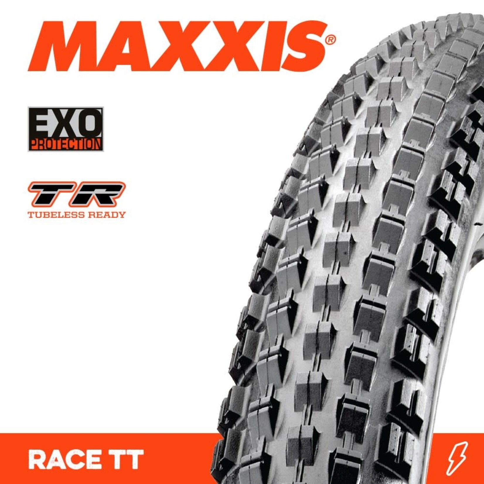 Maxxis Maxxis Race TT Bike Tyre (TR) - 27.5 X 2.00 - EXO TR Folding - 60TPI - Pair