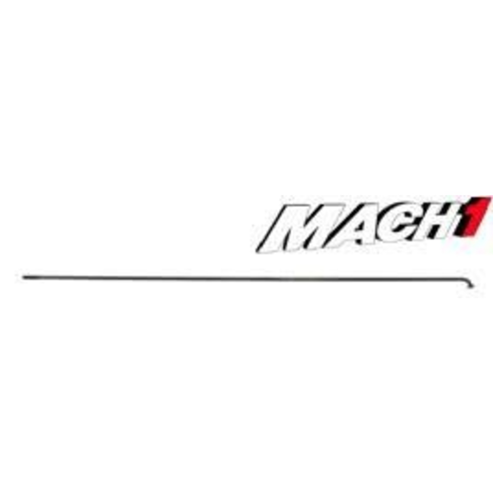 Mach1 Mach1 Stainless Steel Spokes - 189mm - 14 Gauge - J Hook - Black