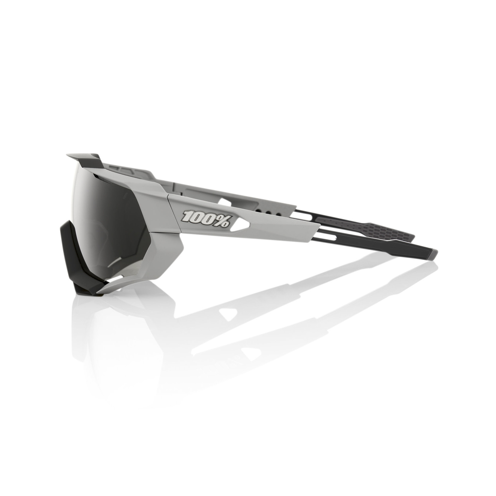100 Percent 100% Speedtrap Bike Sunglasses - Soft Tact Stone Grey - Smoke