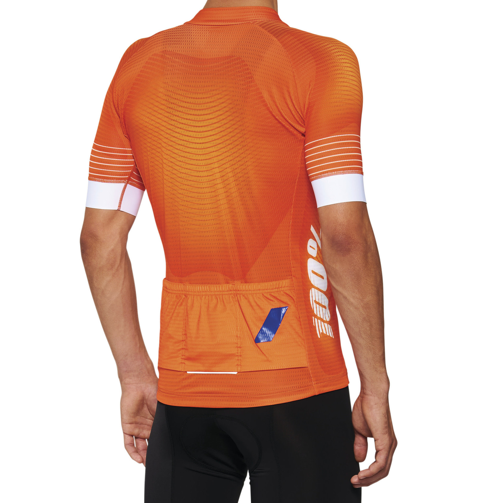 100 Percent 100% Exceeda Polyester/Spandex Bike/Cycling Jersey - Orange- Polyester/Spandex