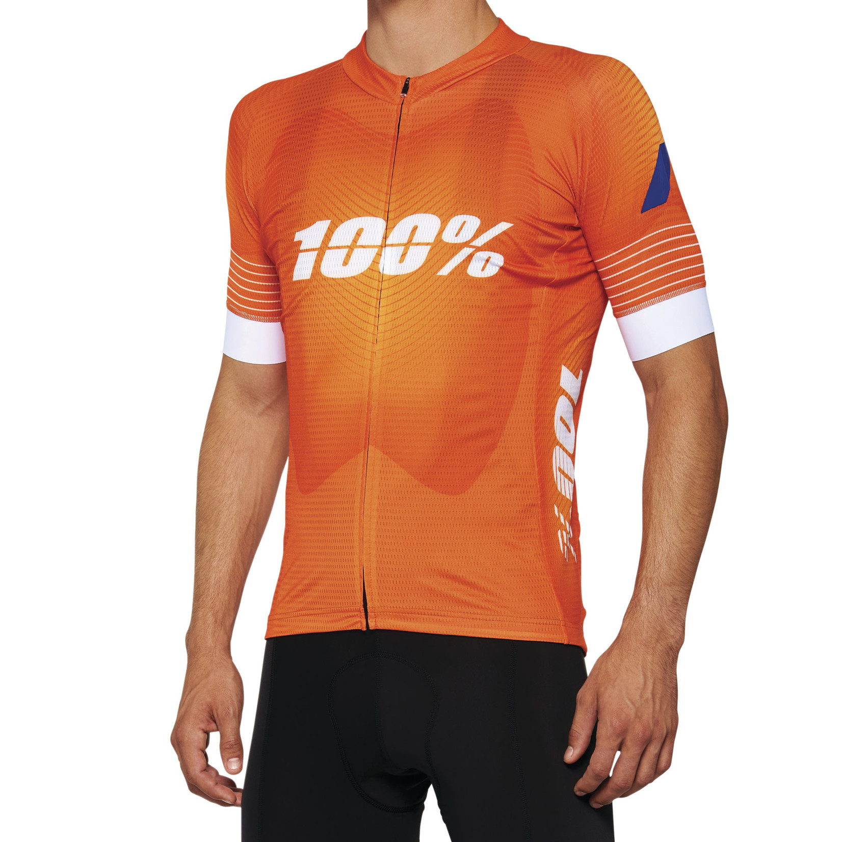 100 Percent 100% Exceeda Polyester/Spandex Bike/Cycling Jersey - Orange
