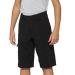 100 Percent 100% Ridecamp Youth Shorts W/Liner - Black