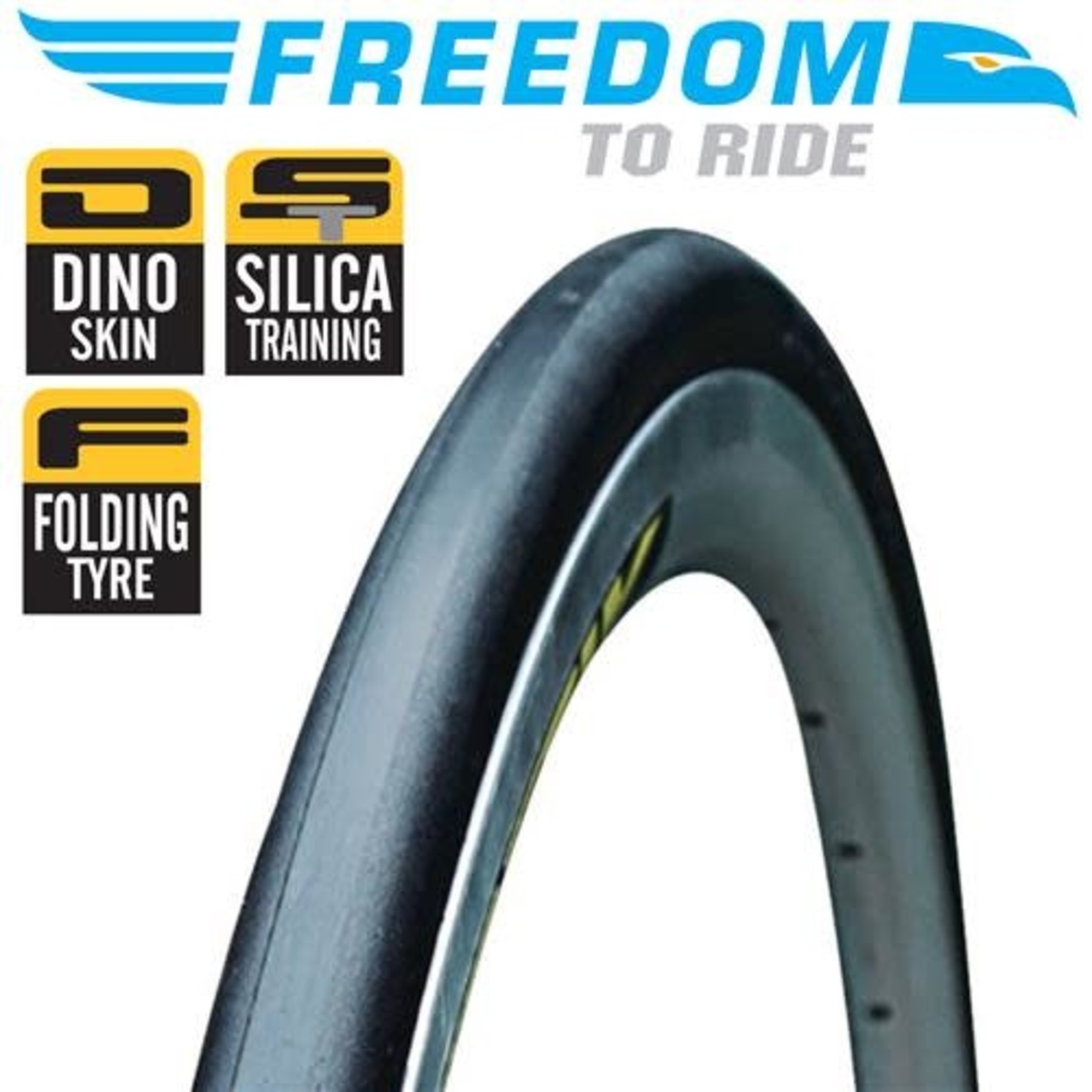 Freedom 2 X Freedom Bike Tyre - Blade - 700 X 28C - Foldable Tyre (Pair)