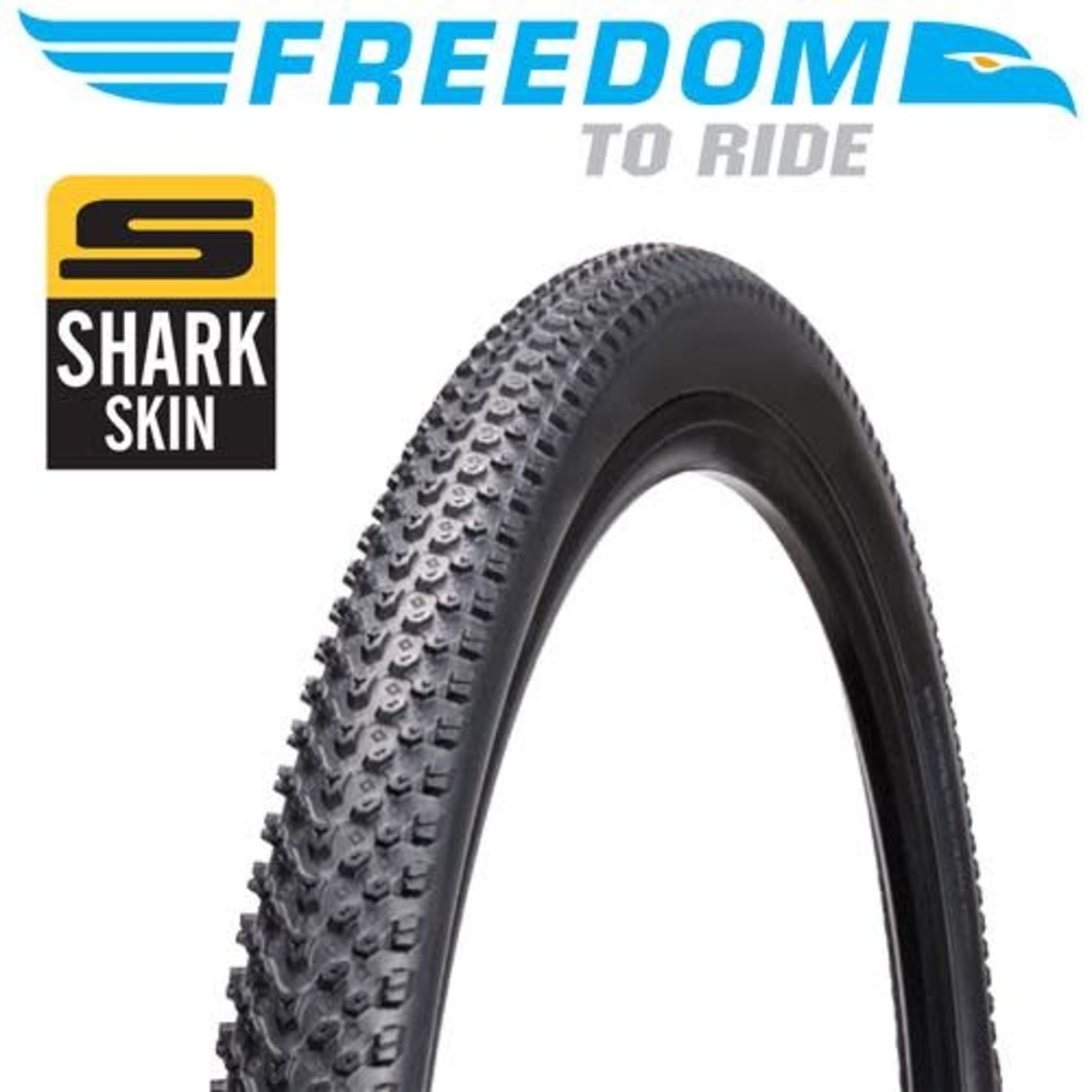 Freedom 2 X Freedom Bike Tyre - Storm - 27.5" X 2.20" - Wire - Puncture Protector (Pair)