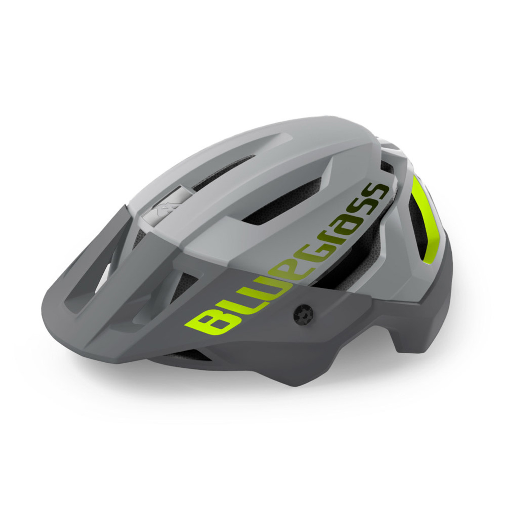 Bluegrass Bluegrass Rogue MIPS MTB Helmet -Grey Fluro Yellow In-mould Polycarbonate Shell