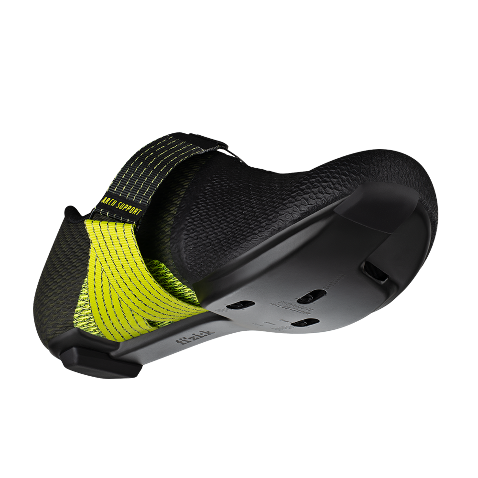 Fizik Fizik Vento Stabilita Carbon PU Laminated Mesh Upper Shoes - Black/Yellow