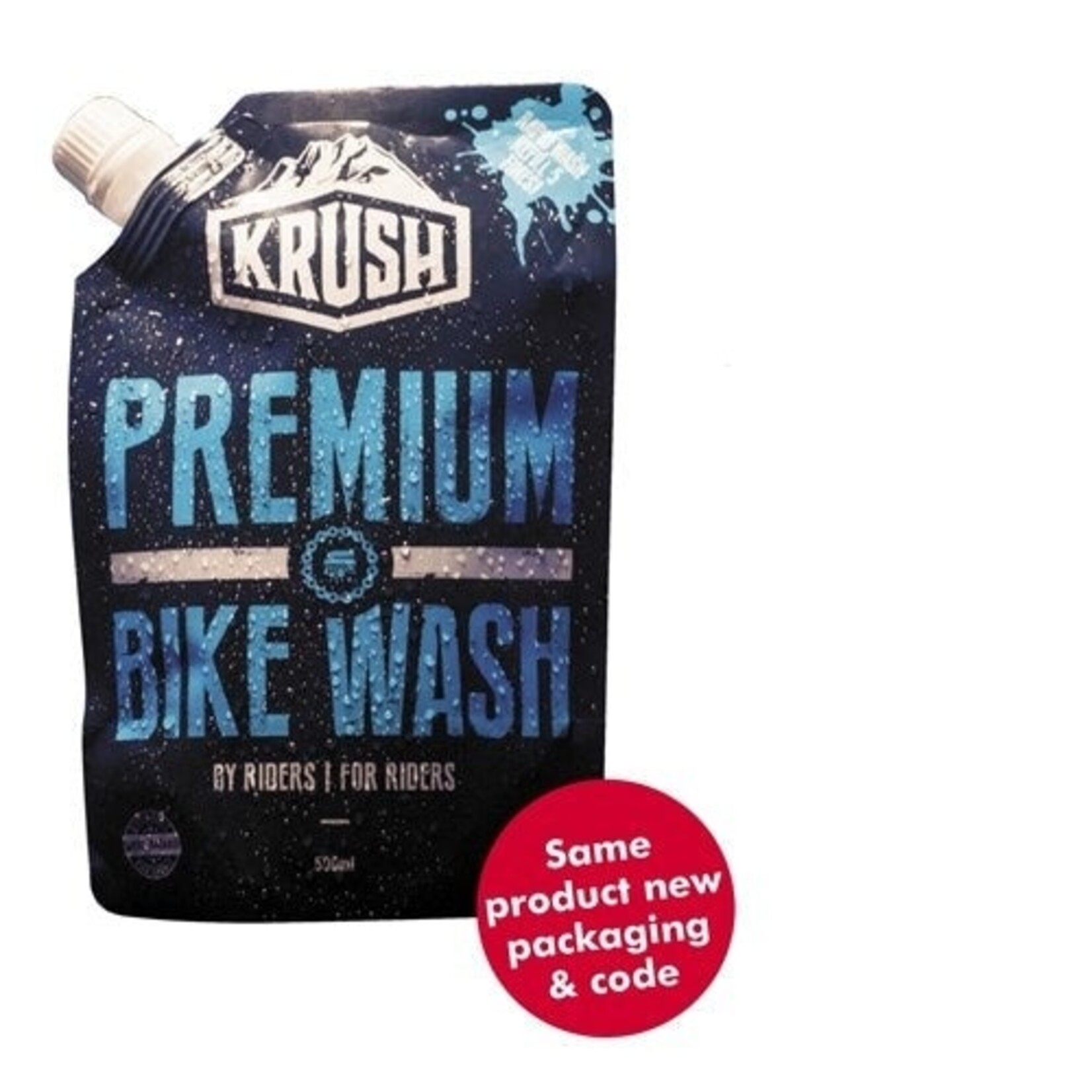 krush Krush Premium Bike Wash Pouch Suitable For Alloy, Carbon, Rubber, Metal - 500ml