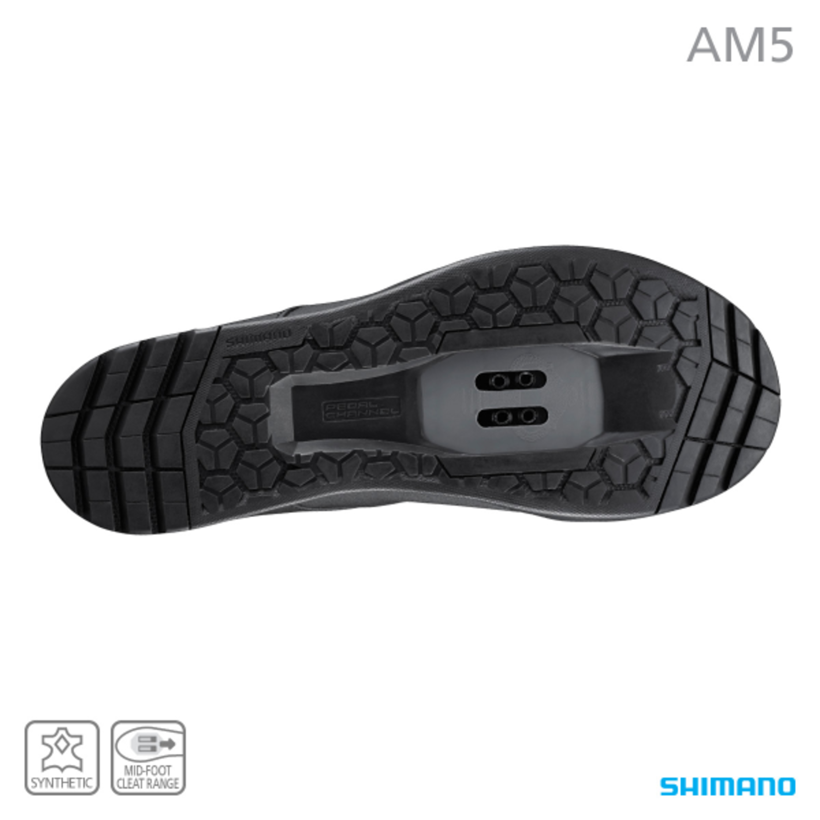 Shimano Shimano Bike/Cycling Shoe SH-AM503 Freeride Shoe - Size 46 - Synthetic Leather