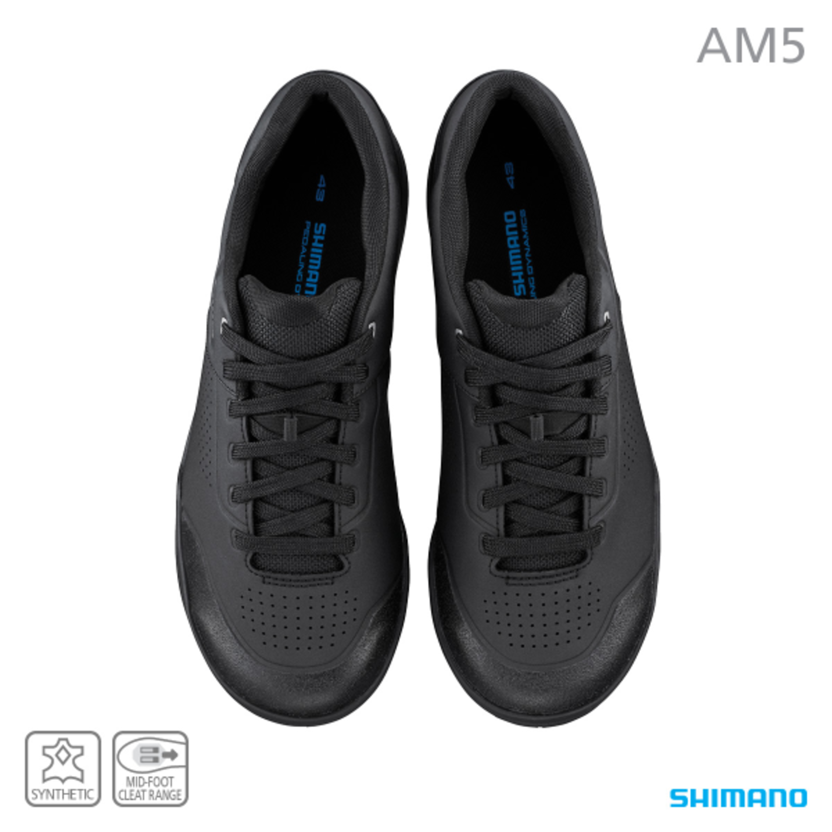 Shimano Shimano Bike/Cycling Shoe SH-AM503 Freeride Shoe - Size 46 - Synthetic Leather