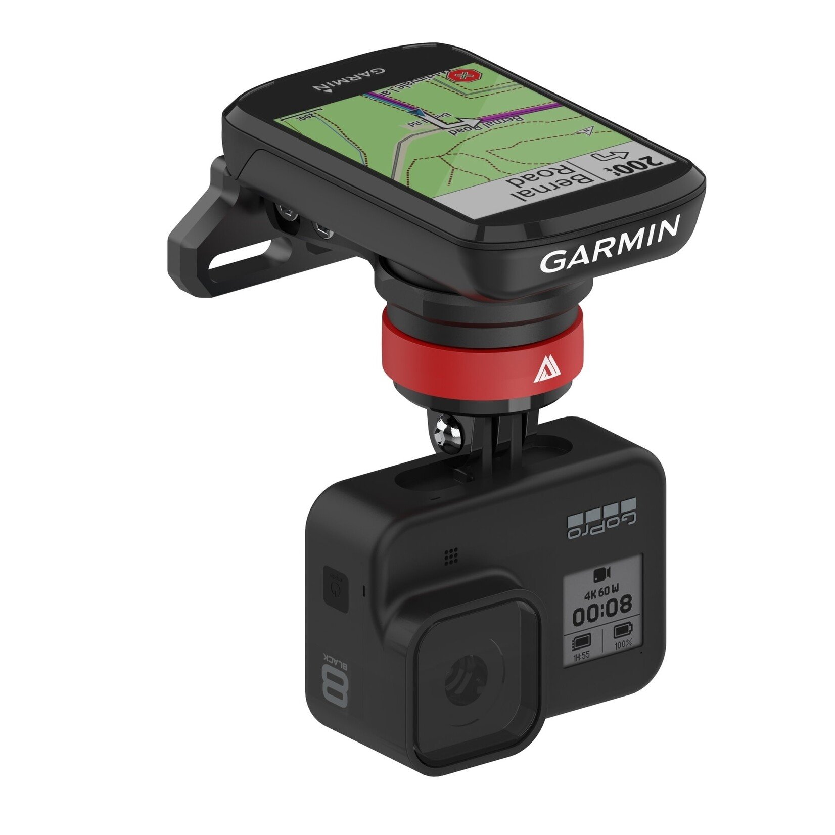 KOM Cycling Kom Cycling Stem Mount With Quick Release Gopro Garmin And Wahoo Compatible