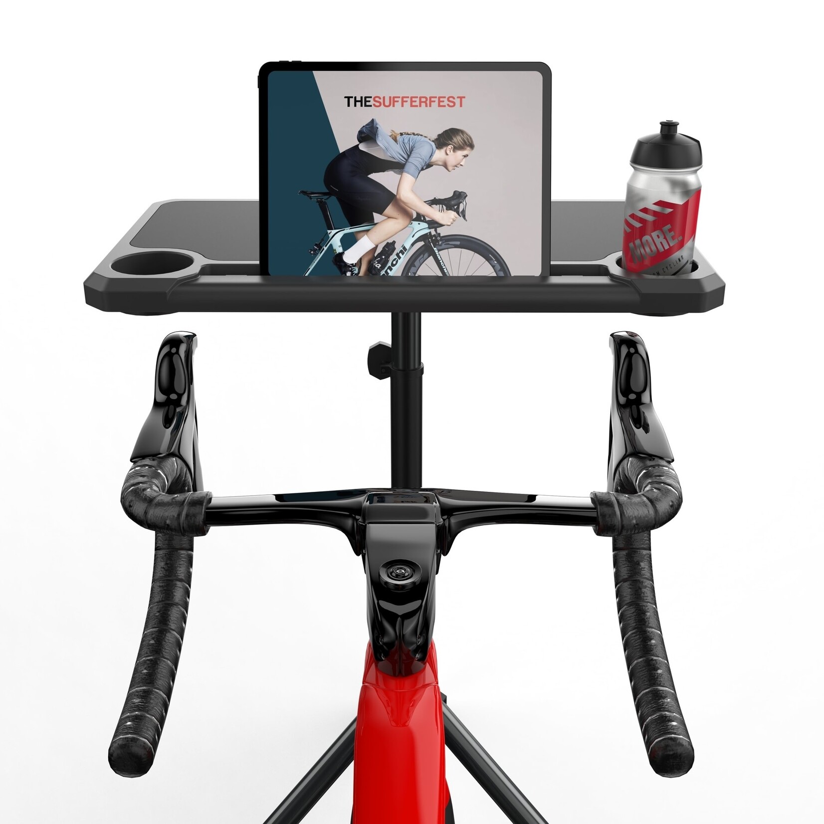 KOM Cycling KOM Cycling MD01 Media Display Tripod Desk 60cmX33cm Black Aluminium