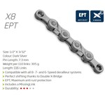 KMC KMC Bike Chain - X8EPT - 1/2" X 3/32" X 116 Links With Connector Eco Protect