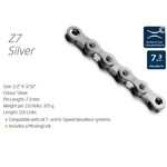KMC KMC Bike Chain - Z7 - 1/2X3/32X116 Links - 6/ 7 Speed With Connect Link - Silver