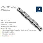 KMC KMC Bike Chain - Z1EHX Narrow - Single Speed - 1/2" X 3/32" X 112L - Silver