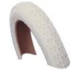 Duro Duro Bicycle Tyre - 12.1/2 X 2.1/4 -  City/Scooter/Pram Tread  - White - Pair