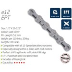 KMC KMC Bike Chain - E12 Turbo - 1/2" X 11/128" X 130 Links With Cl552-Ept Connector