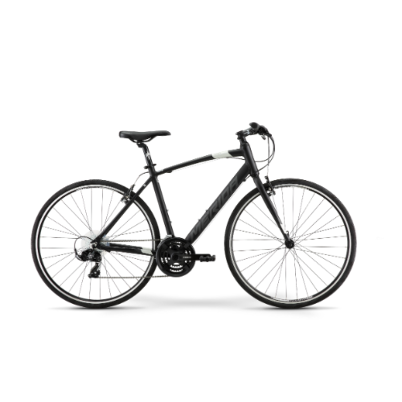 Merida 21 Speeder Bike 10-V Small - Matt Black (Silver)