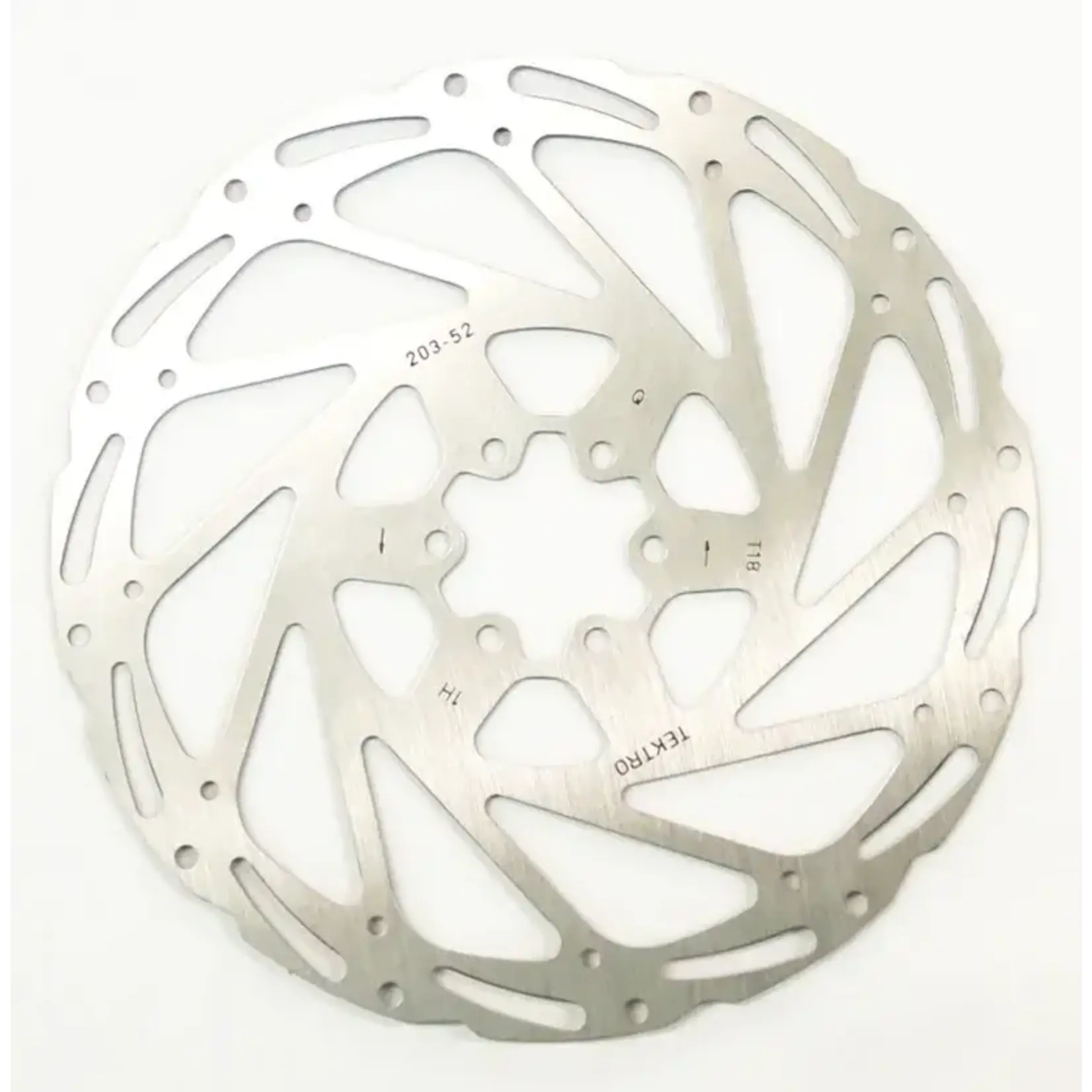Tektro DISC ROTOR - Tektro, 203mm, Includes Bolts, Excellent Heat Tolerance & Dispersion, 130 Grams 6 bolt