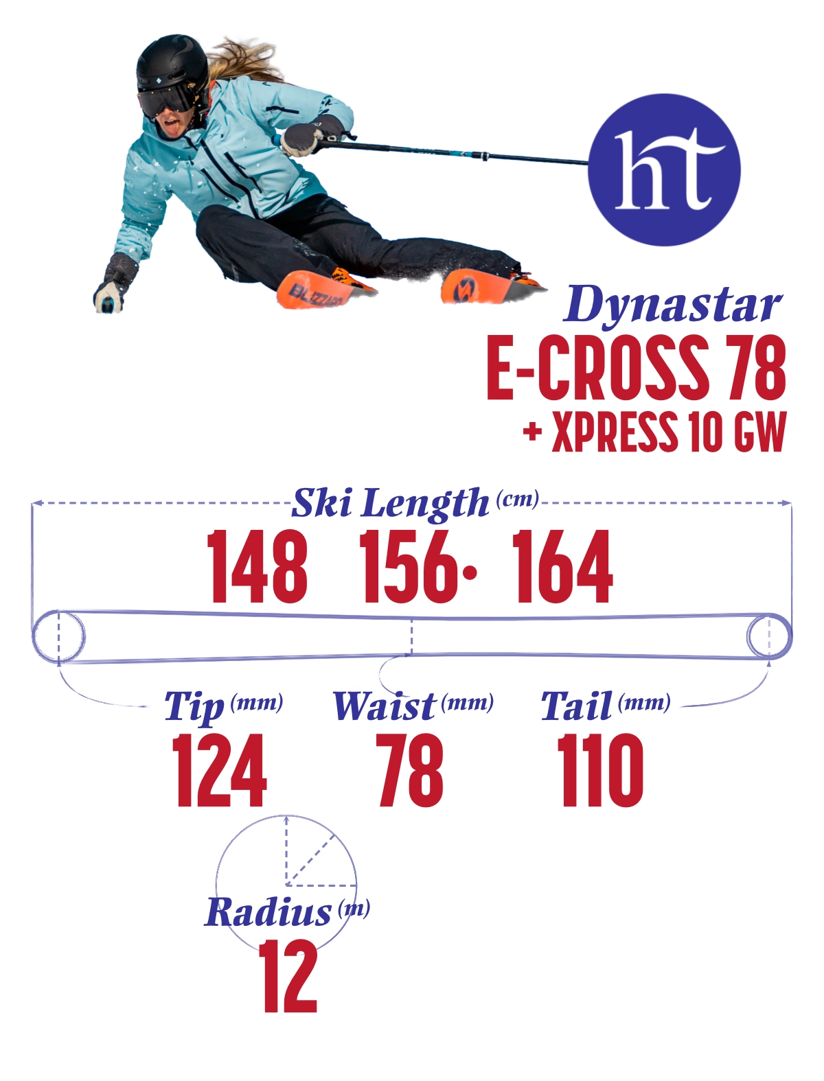 Dynastar E-Cross 78 Specs