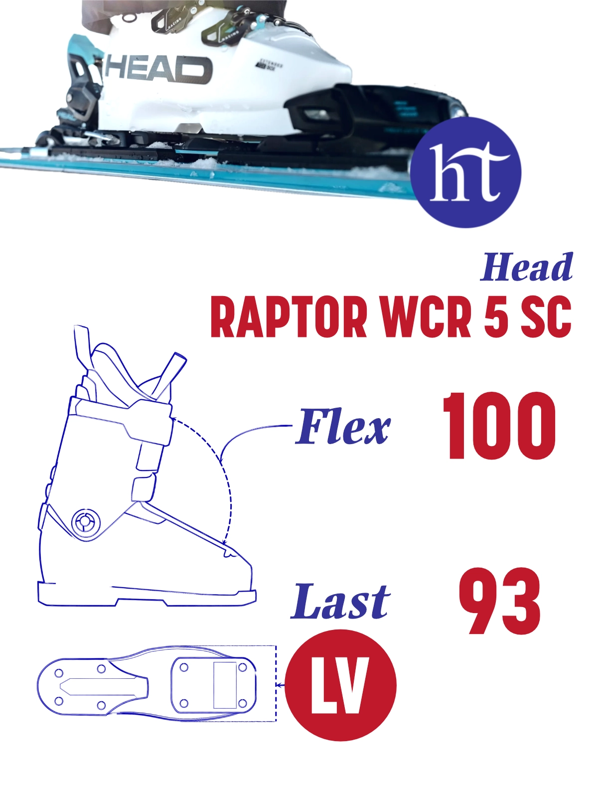 Head Raptor WCR 5 SC Specs