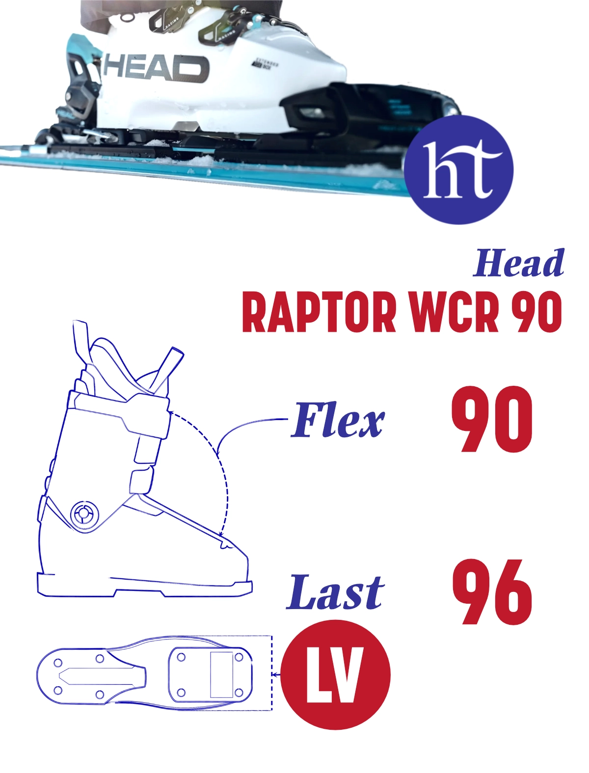 Head Raptor WCR 90 Specs