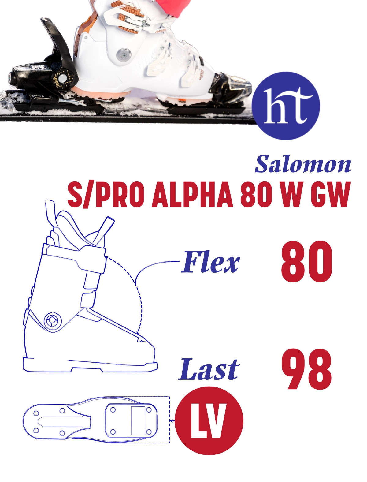 25 Salomon S-Pro Alpha 80 W Specs