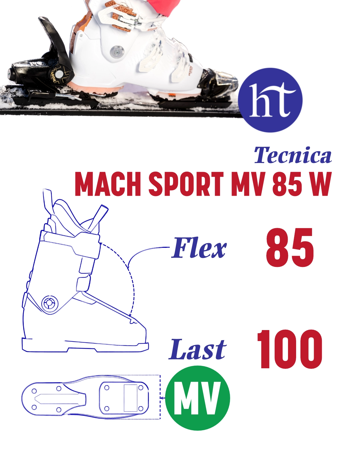 25 Tecnica Mach Sport MV 85 W Specs